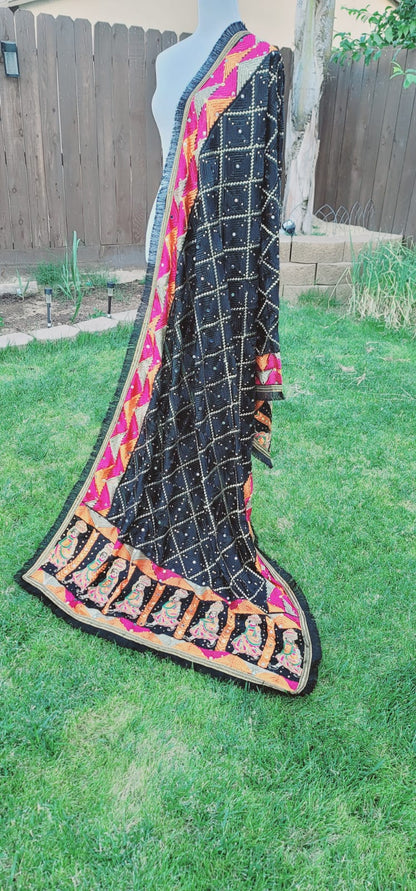 Traditional Design Fulkari Dupatta