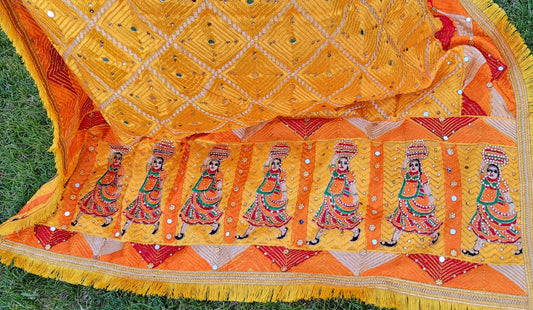 Traditional Design Fulkari Dupatta