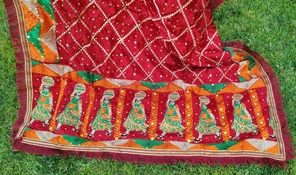 Traditional Design Fulkari Dupatta