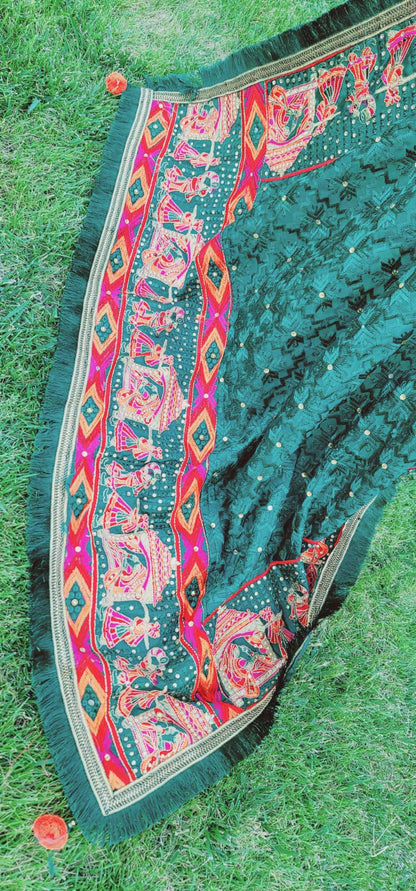 Doli Barat Bridal Fulkari Dupatta