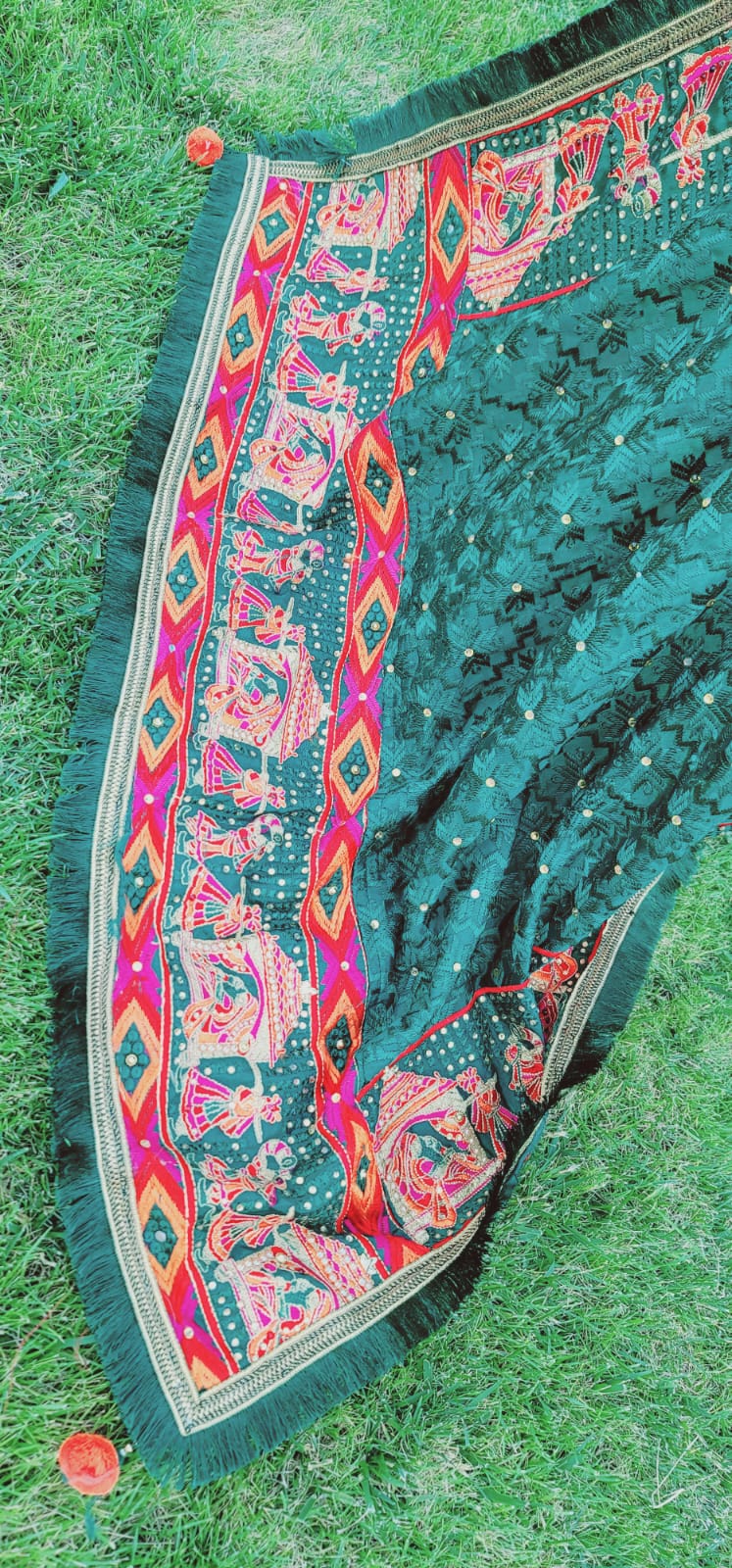 Doli Barat Bridal Fulkari Dupatta