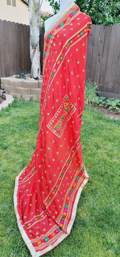 Sardarni Written Fulkari Dupatta Lightweight