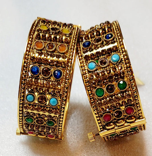 High Quality Gold - Plated Kangans Openable image 3