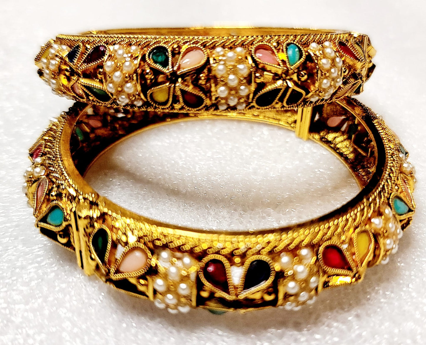 High Quality Gold - Plated Bangles (Just Like The Real)