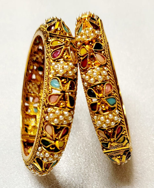 High Quality Gold - Plated Bangles (Just Like The Real) image 3