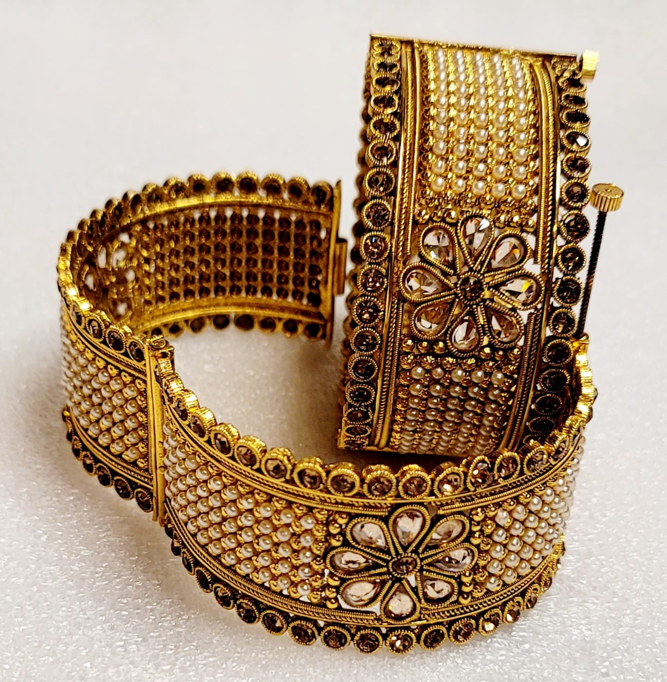 Gold - Plated Kangan Set