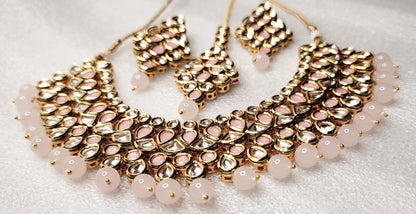 Designer Real Kundan Bridal Set With Meenakari