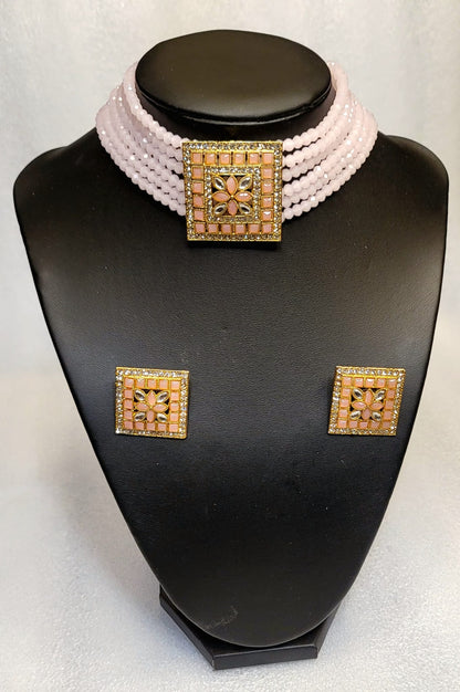 Real AD Stoned Choker Set Latest Deisgn