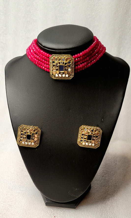 Latest Trendy Piece Choker Set image 3