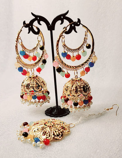 Jadau Bridal Bali Tikka Set