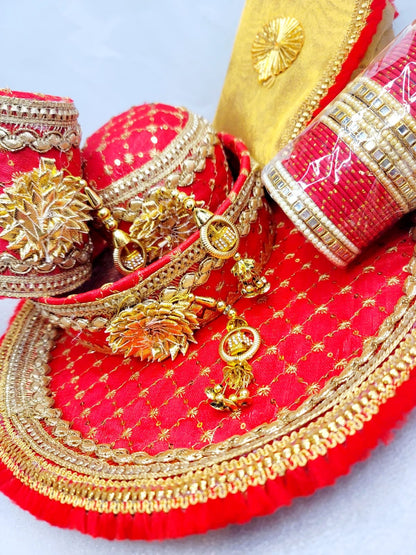 5pcs Karwa Chauth Thali Set.
