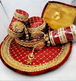 5pcs Karwa Chauth Thali Set.
