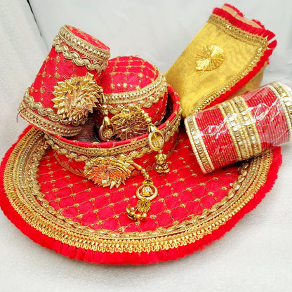 5pcs Karwa Chauth Thali Set.