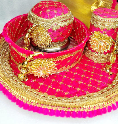 5pcs Karwa Chauth Thali Set.