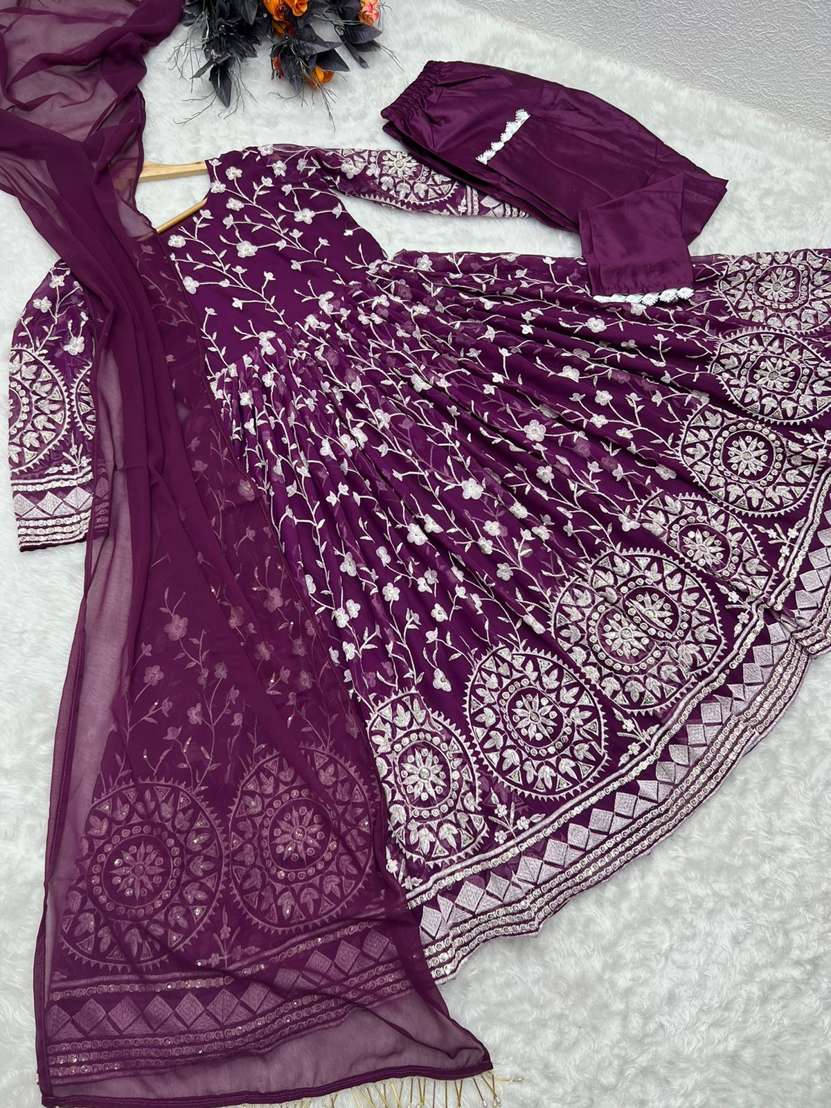 Beautiful Gown & Dupatta Set