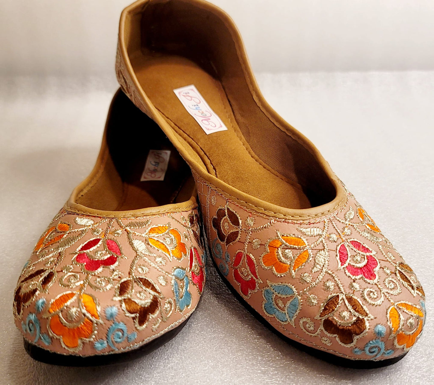 Simple Normal Wear Punjabi Jutti (Brown)