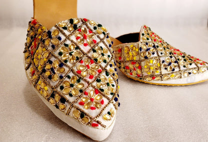Stylish Mules With Block Heels (To Order, Please Contact)