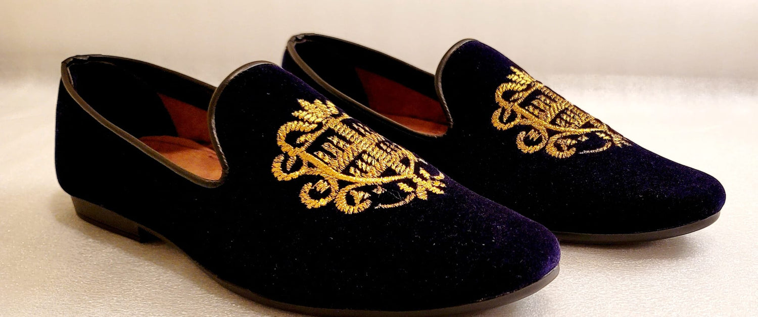 Men's Designer Velvet Loafers/Punjabi Jutti