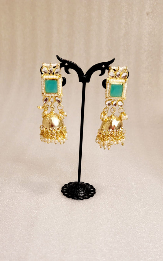 Monalisa Stone & Kundan Stoned Choker Set image 3