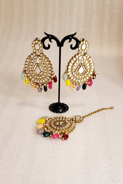Choker Set With AD Stones & Mirrors
