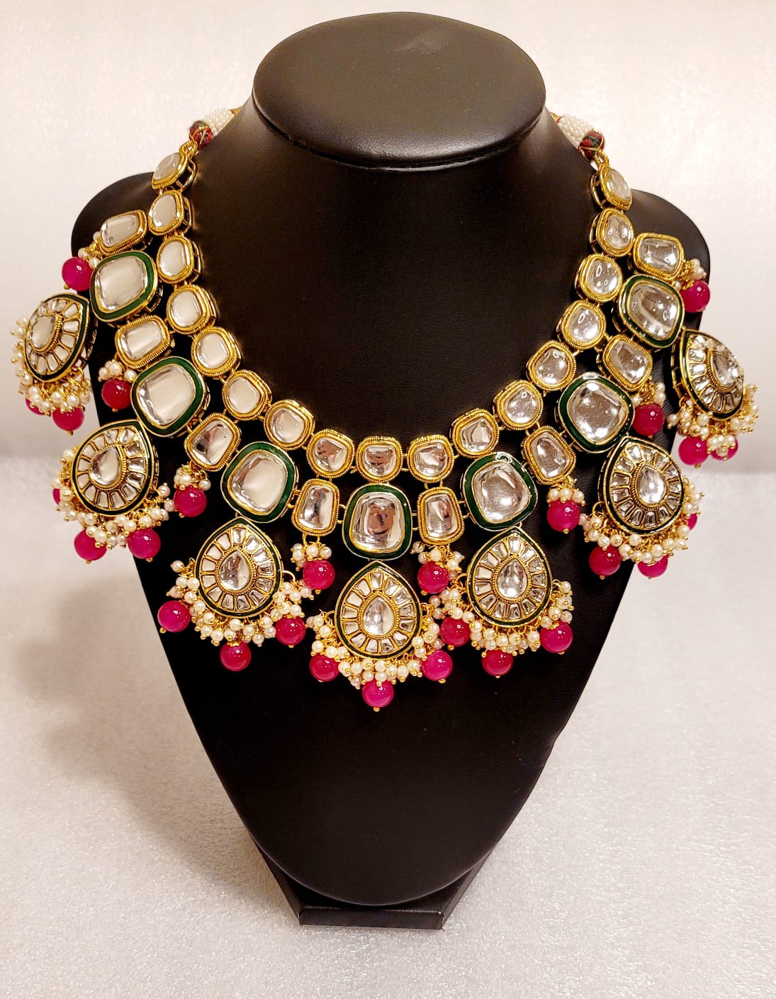 Bridal Original Kundan Lightweight Necklace Set