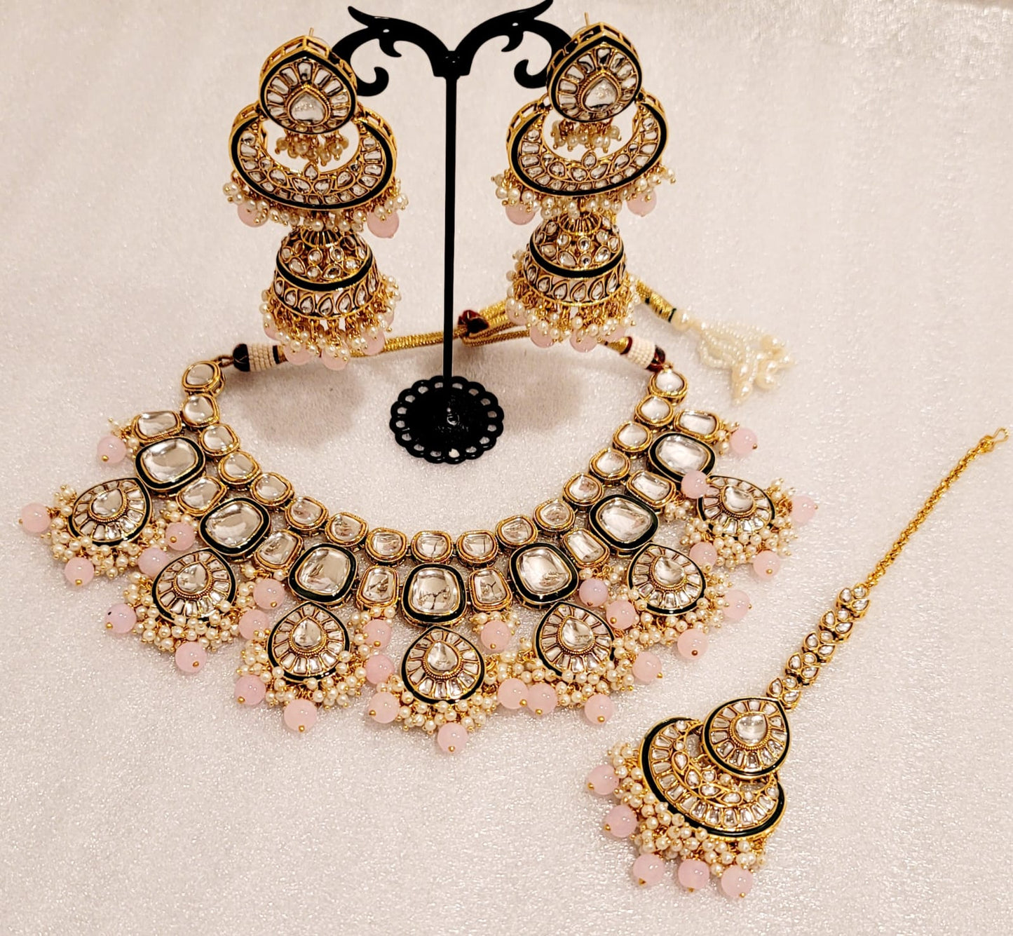 Bridal Original Kundan Lightweight Necklace Set