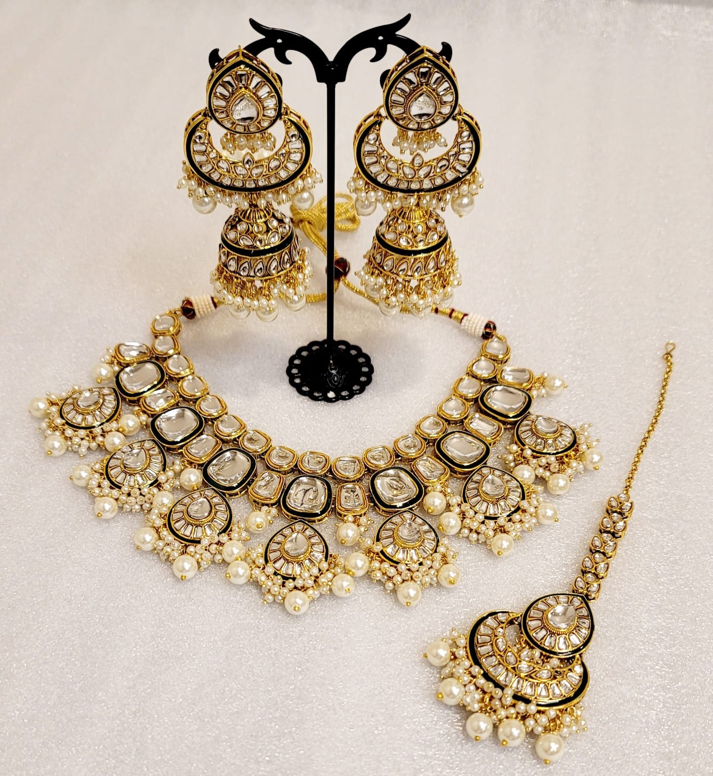 Bridal Original Kundan Lightweight Necklace Set