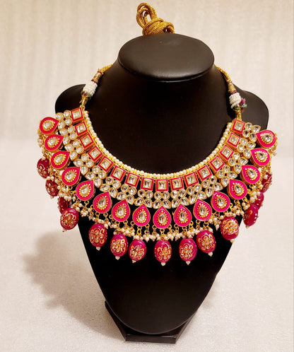 Super Stylish Kundan Meena Set