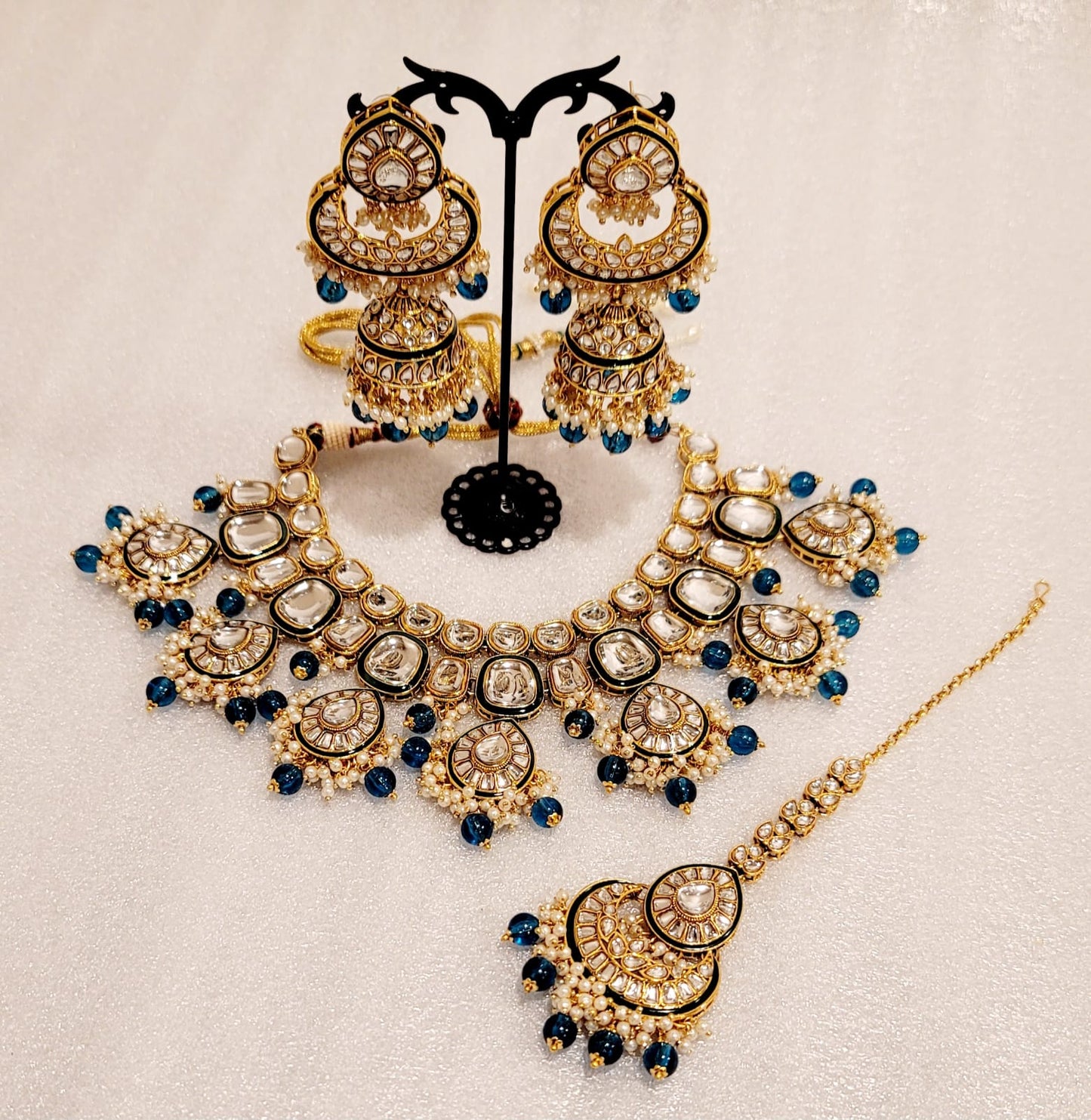 Bridal Original Kundan Lightweight Necklace Set