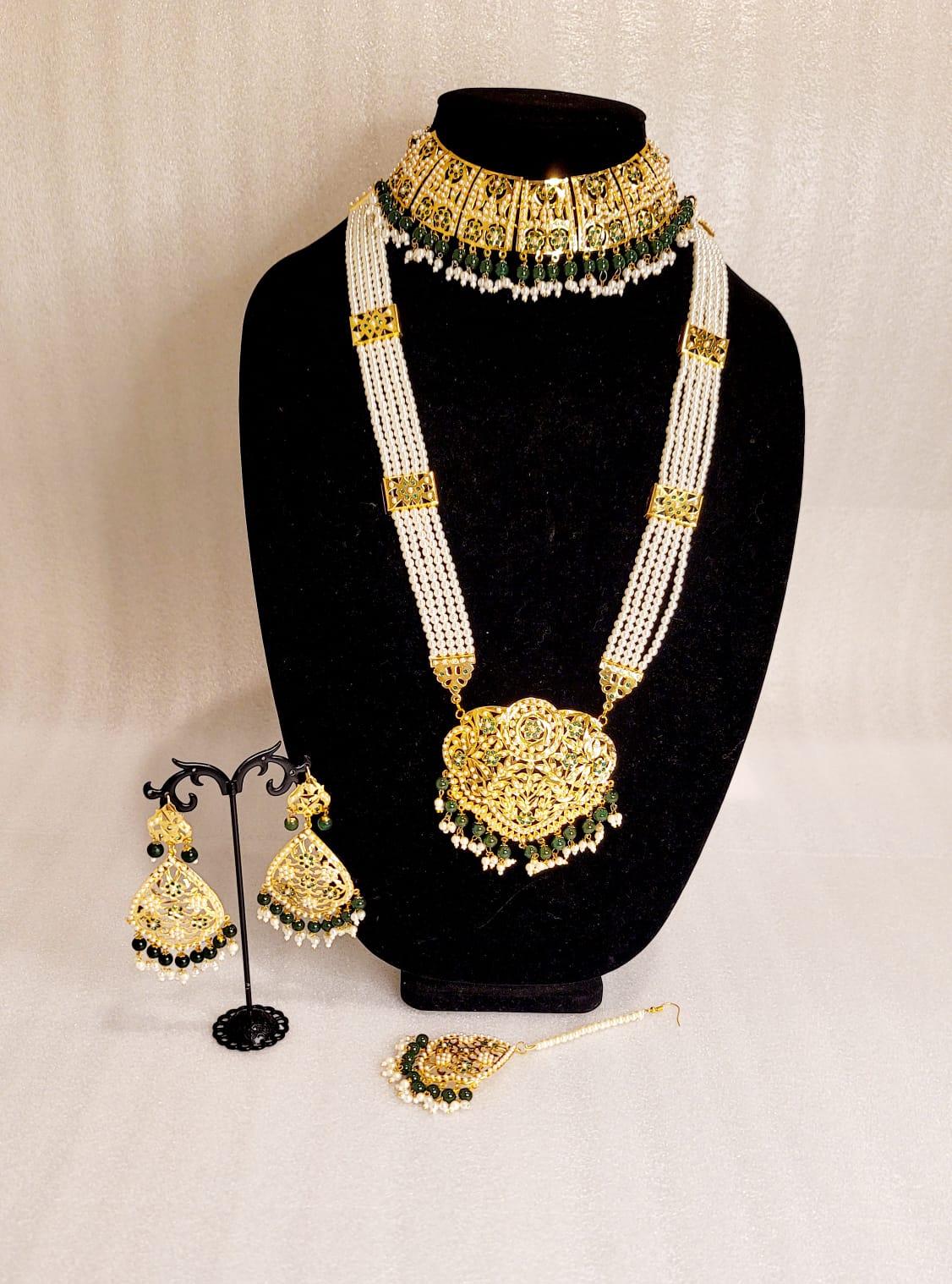 Gold-Plated Jadau Rani Haar