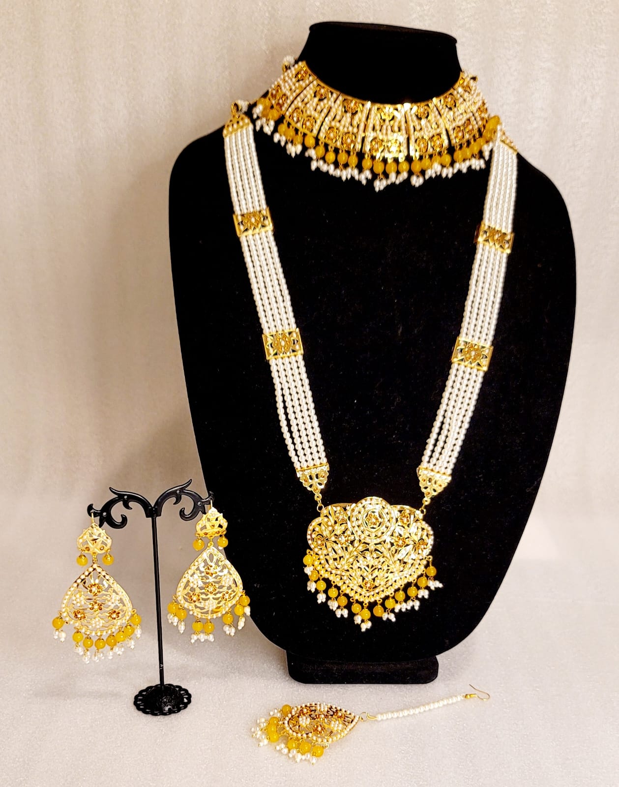 Gold-Plated Jadau Rani Haar