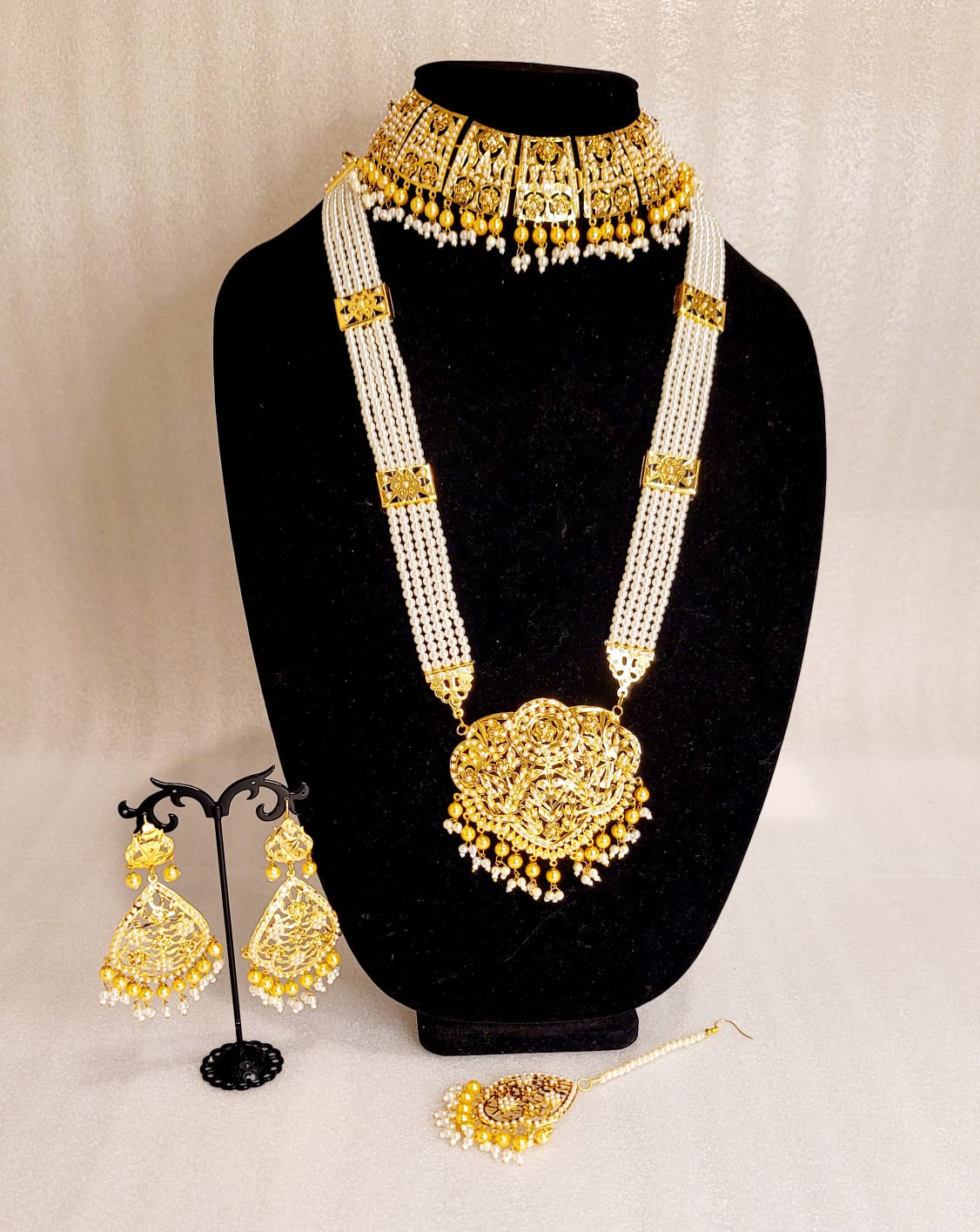 Gold-Plated Jadau Rani Haar