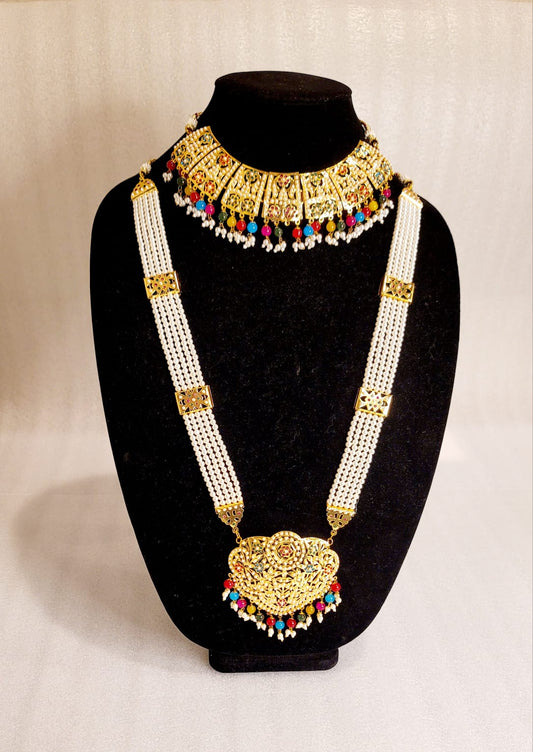 Gold-Plated Jadau Rani Haar