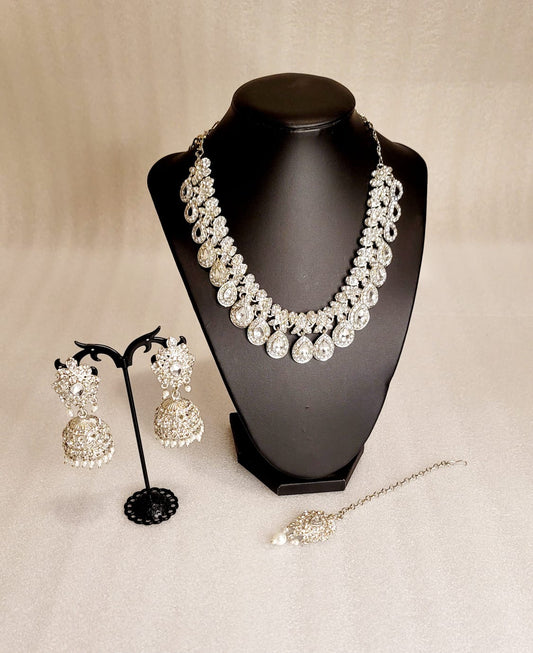 High Class Cubic Zirconia Necklace Set