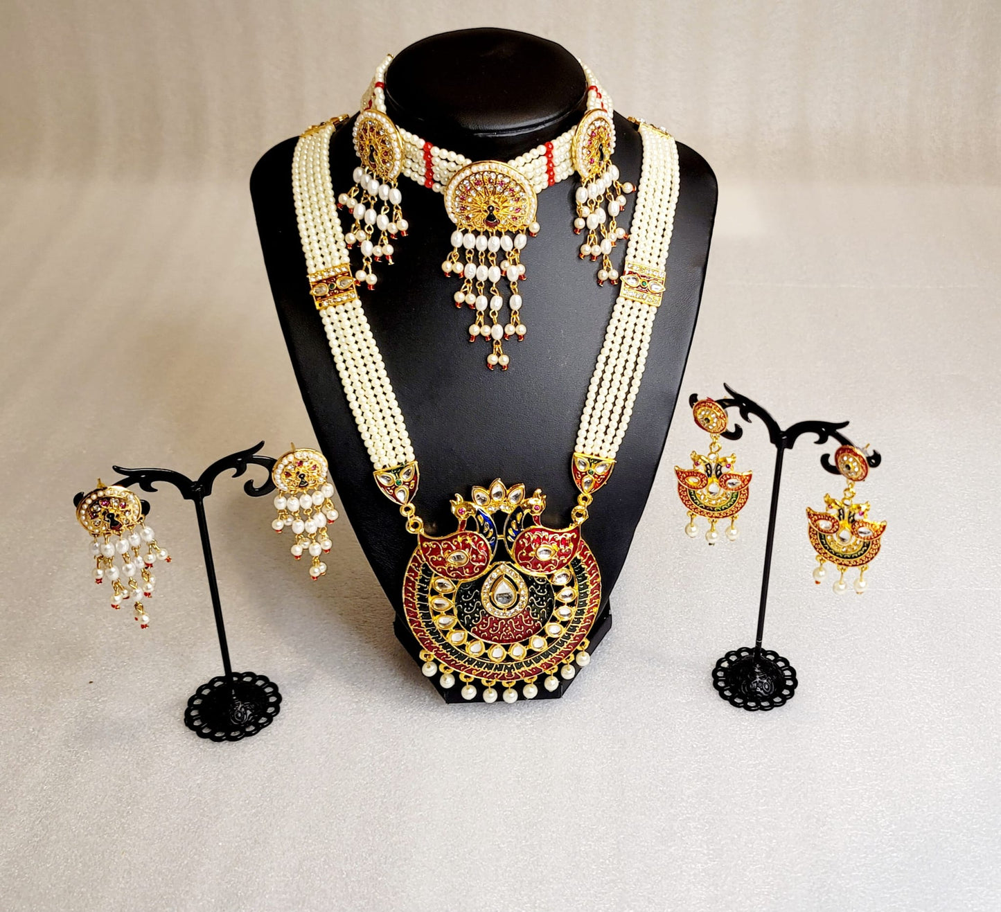 Rajputi Style Rani Haar Combo (6pcs)