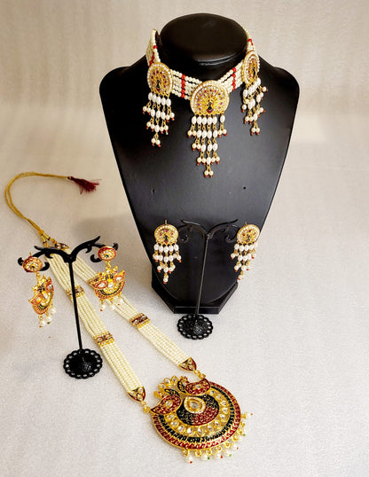 Rajputi Style Rani Haar Combo (6pcs)