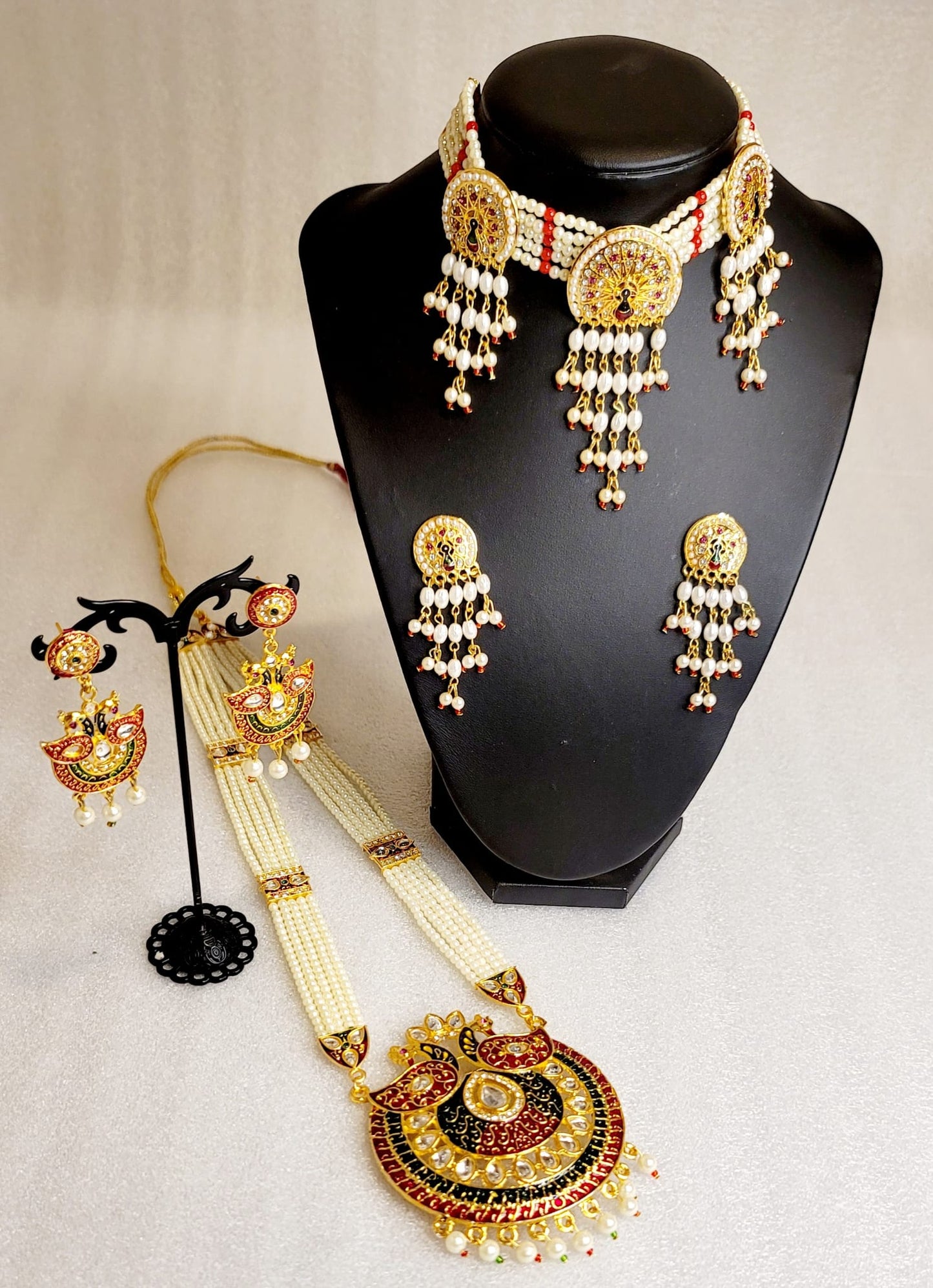 Rajputi Style Rani Haar Combo (6pcs)