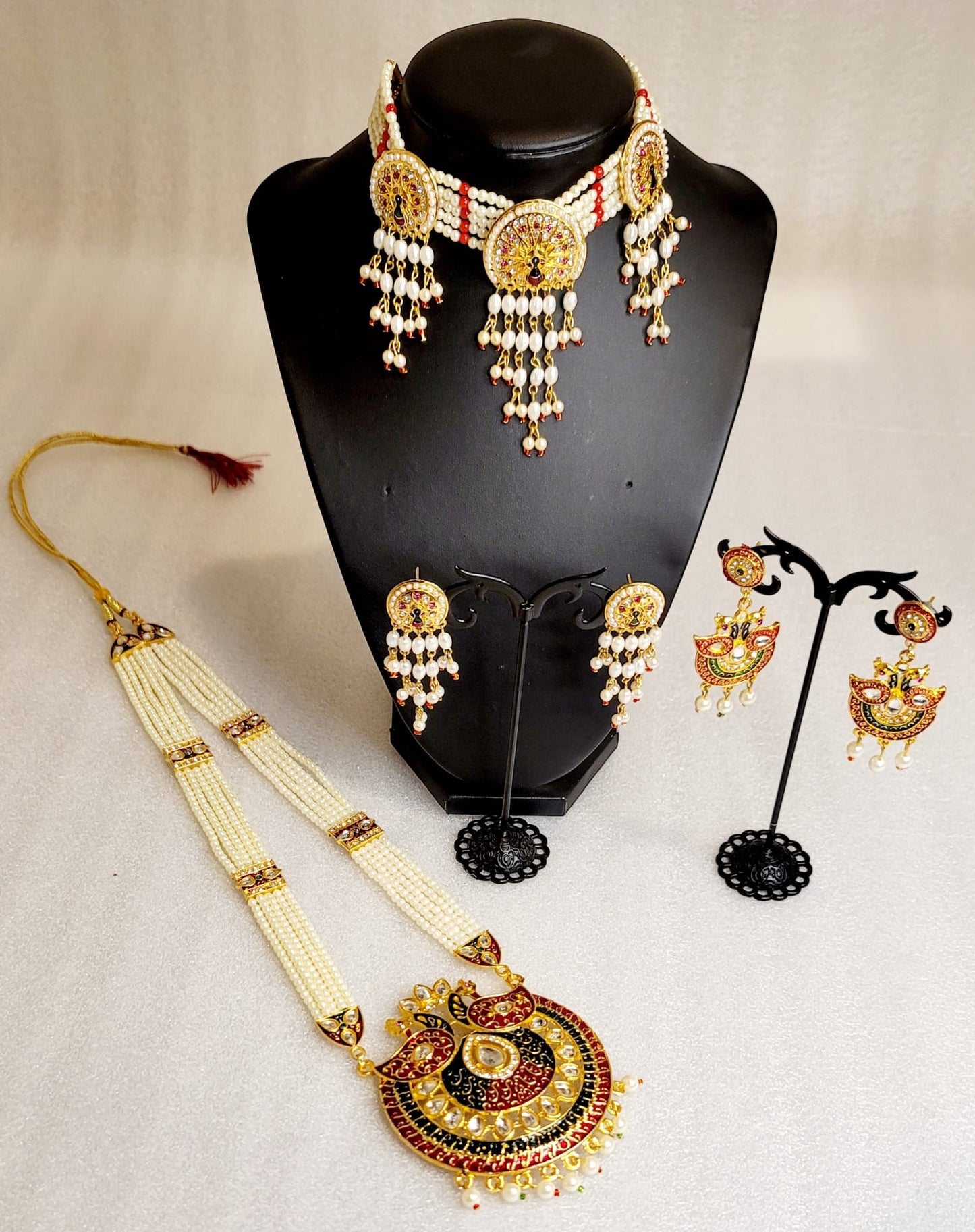 Rajputi Style Rani Haar Combo (6pcs)