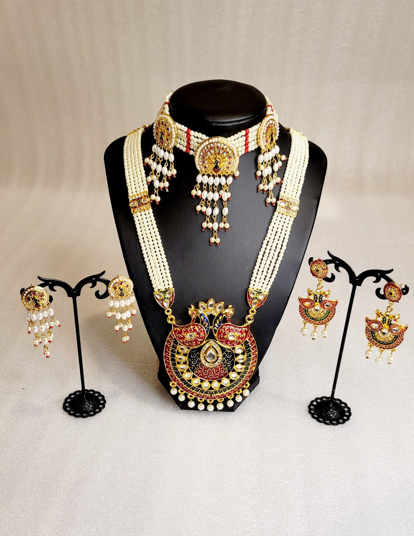 Rajputi Style Rani Haar Combo (6pcs)