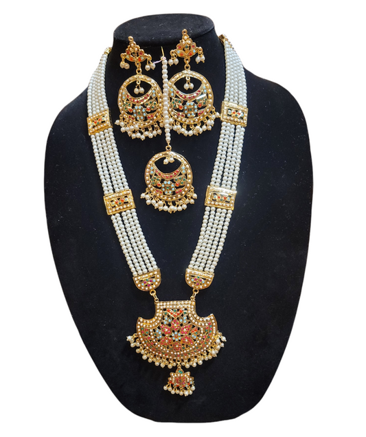 Rajsathani Rani Haar Long necklace Set