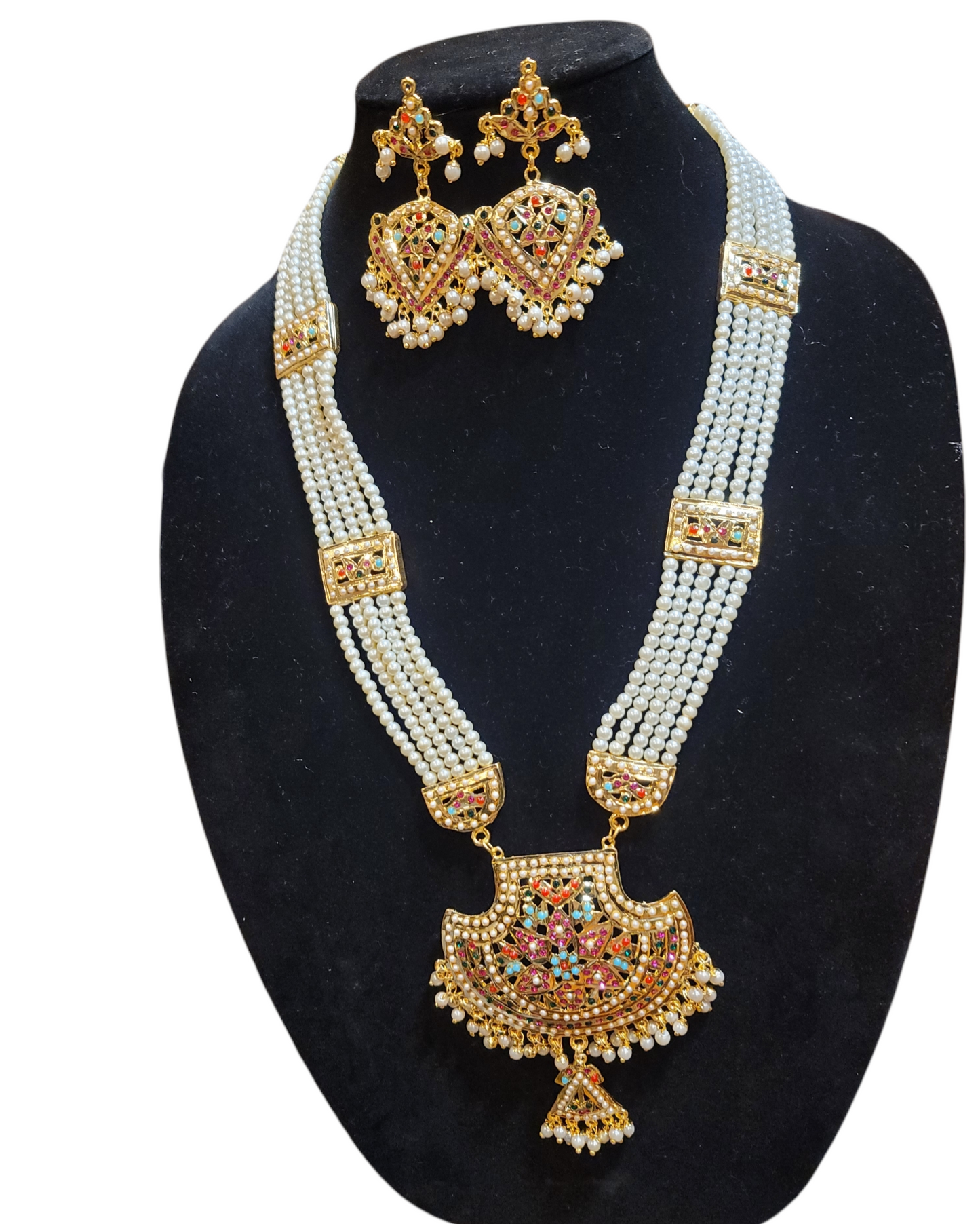 Multi Rajasthani Rani Haar Set