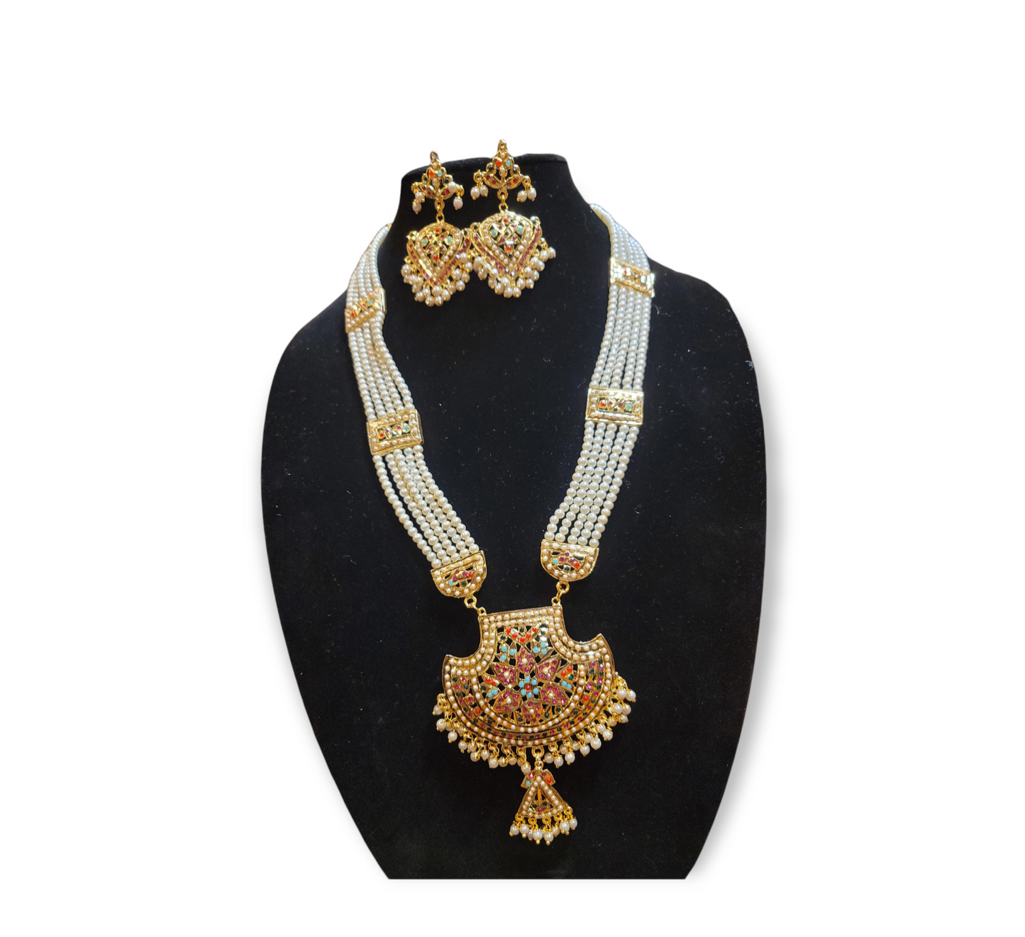 Multi Rajasthani Rani Haar Set