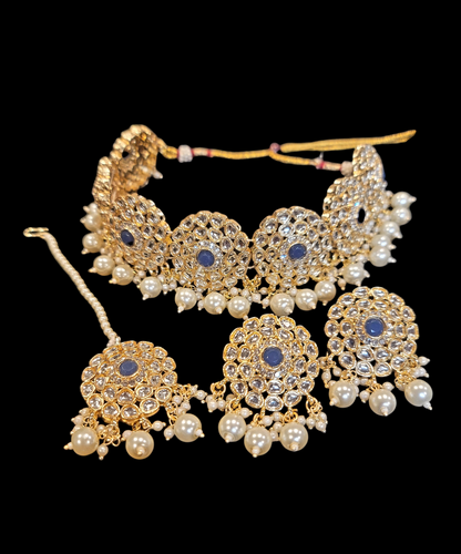 Trendy Kundan & Pearl Choker Set