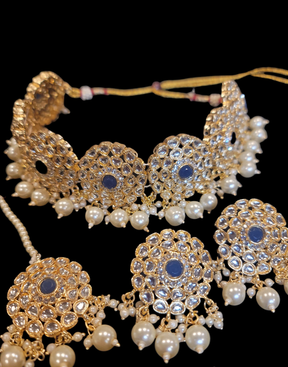 Trendy Kundan & Pearl Choker Set