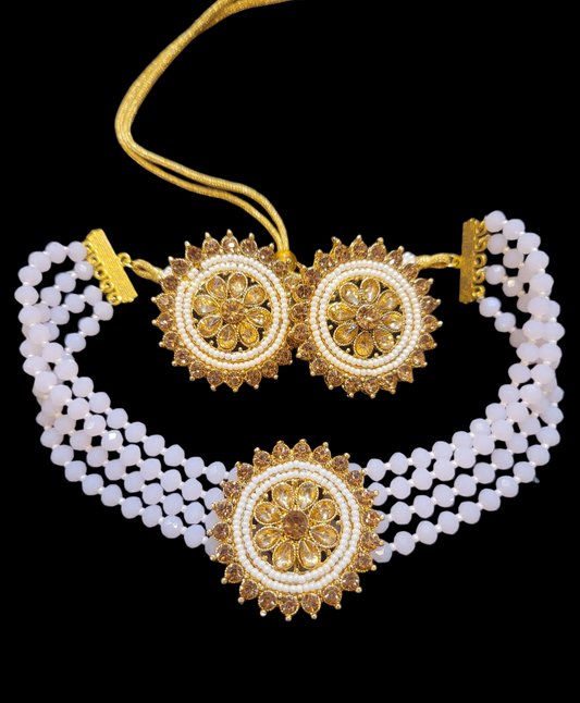 Trendy Choker set with Pearl work (Simple)