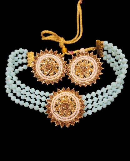 Trendy Choker set with Pearl work (Simple)