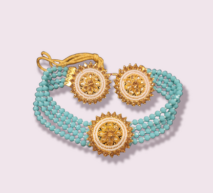 Trendy Choker set with Pearl work (Simple)