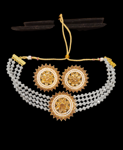 Trendy Choker set with Pearl work (Simple)