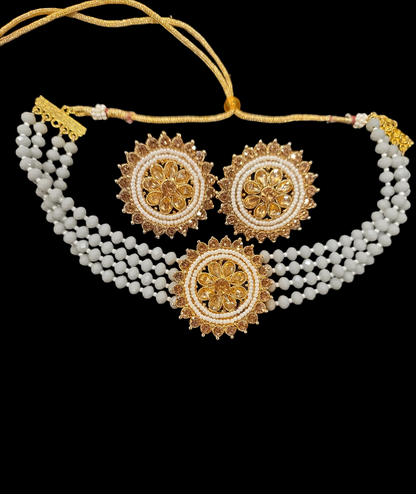 Trendy Choker set with Pearl work (Simple)