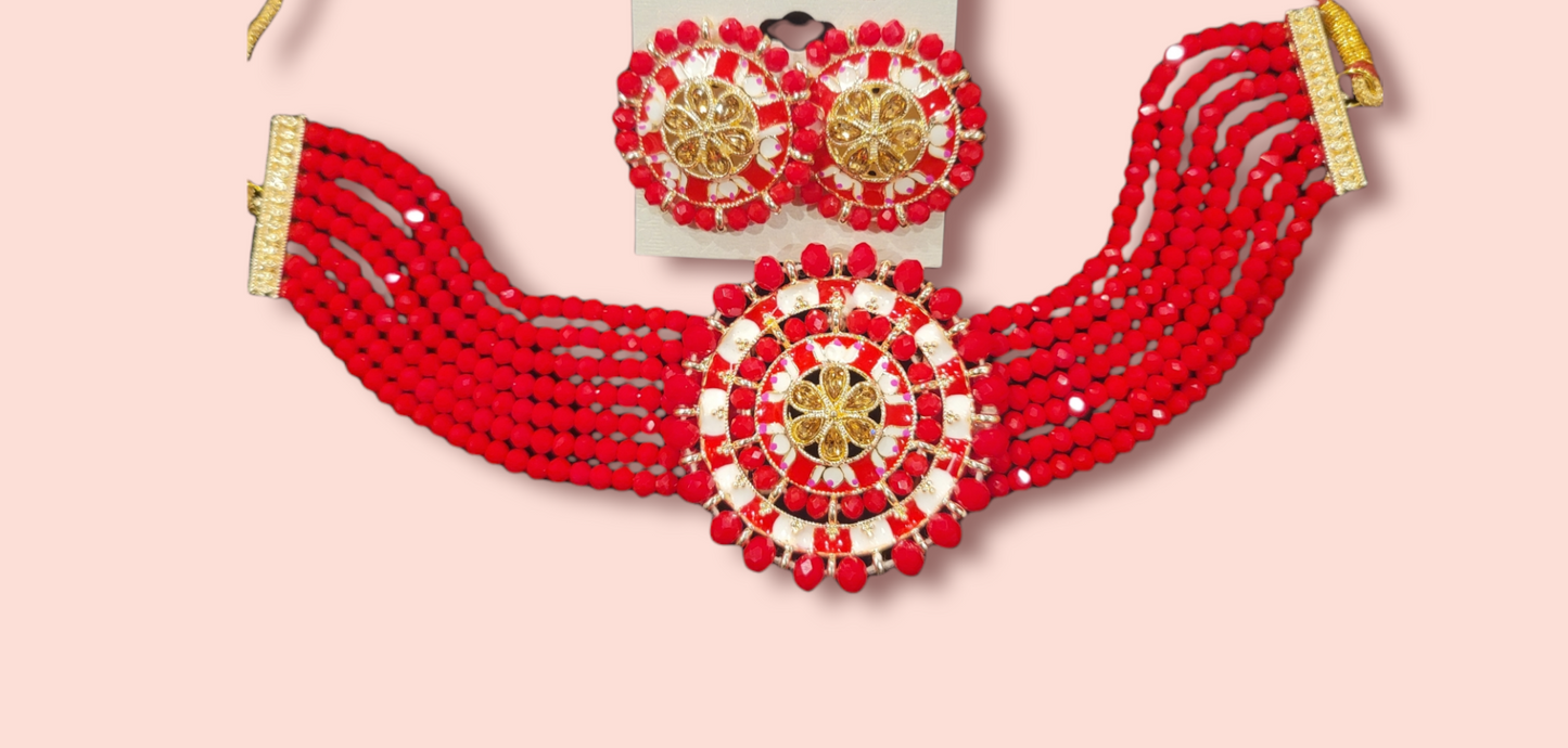 Meenakari Choker set